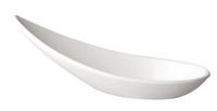 Łyżka przystawkowa z melaminy, biała, 110×45 mm | APS, Ming Hing