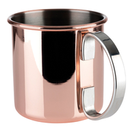 Kubek ze stali nierdzewnej w kolorze imitującym miedź, 0,5 l | APS, Moscow Mule