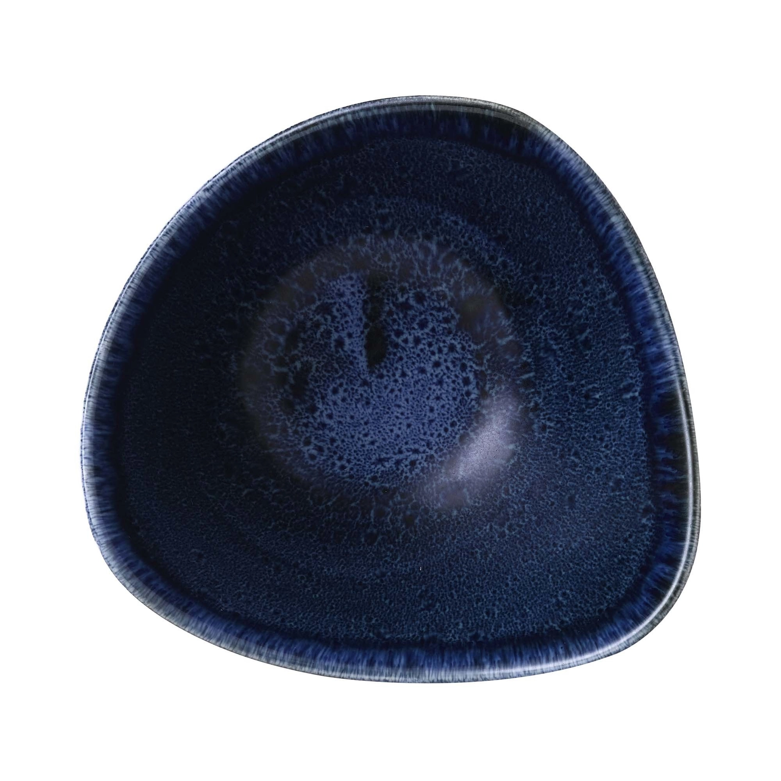 Miska trójkątna, Ø153 mm | CHURCHILL, Stonecast Plume Ultramarine
