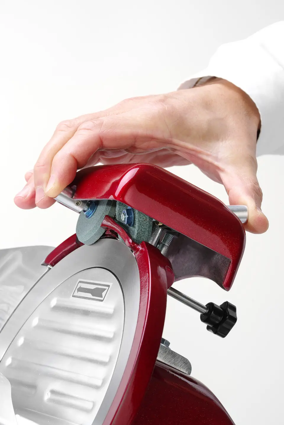 Krajalnica 250 Red Edition, 220-240 V, 0,32 kW, 514×484×373 mm | HENDI, 210086