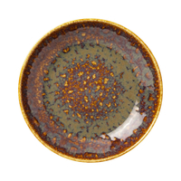Miska coupe, ⌀252 mm, brązowa | STEELITE, Vesuvius Amber