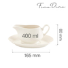 Sosjerka, 400 ml, Ø105 mm | FINE DINE, Crema