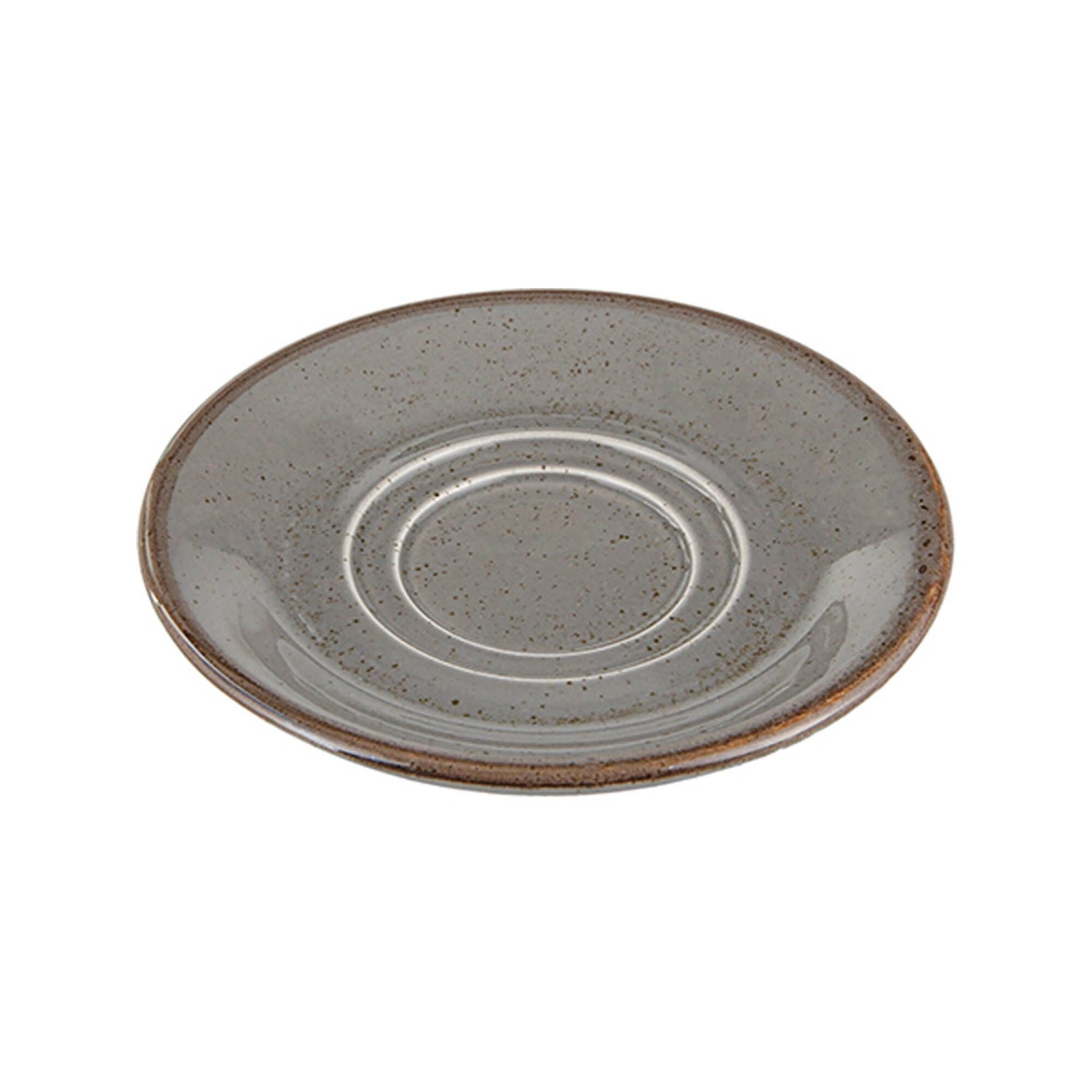 Spodek do filiżanki sztaplowanej, Ø150 mm, szary | PORLAND, Seasons Stone