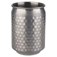 Kubek młotkowany 0,35 l, 75x100 mm, inox | APS, 93373