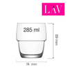 Szklanka niska do whiskey, 285 ml | LAV, Galata