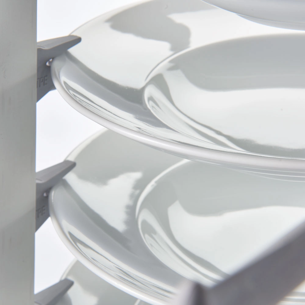 Wózek transportowy do talerzy, 80 szt., Ø 160–320 mm, 720x720x1820 mm | STALGAST, 664001