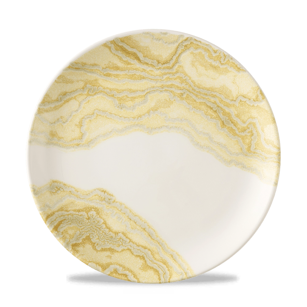 Talerz płytki coupe, Ø260 mm | CHURCHILL, Tide Gold