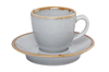 Filiżanka z porcelany do espresso, 80 ml, jasnoszara | FINE DINE, Ashen