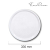 Talerz do pizzy, Ø330 mm, biały | FINE DINE, Speciale