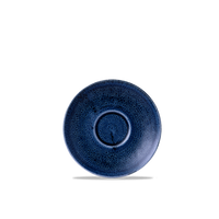 Spodek do espresso, Ø118 mm | CHURCHILL, Stonecast Plume Ultramarine