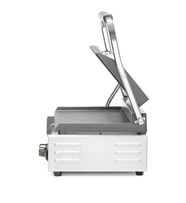 Grill kontaktowy, góra ryflowana, dół gładki, 2,2 kW, 230 V, 430×370×210 mm | HENDI, Panini