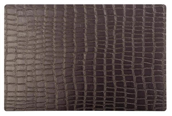 Podkładka na stół 450x300 mm z tworzywa sztucznego, brązowa | APS, Croco