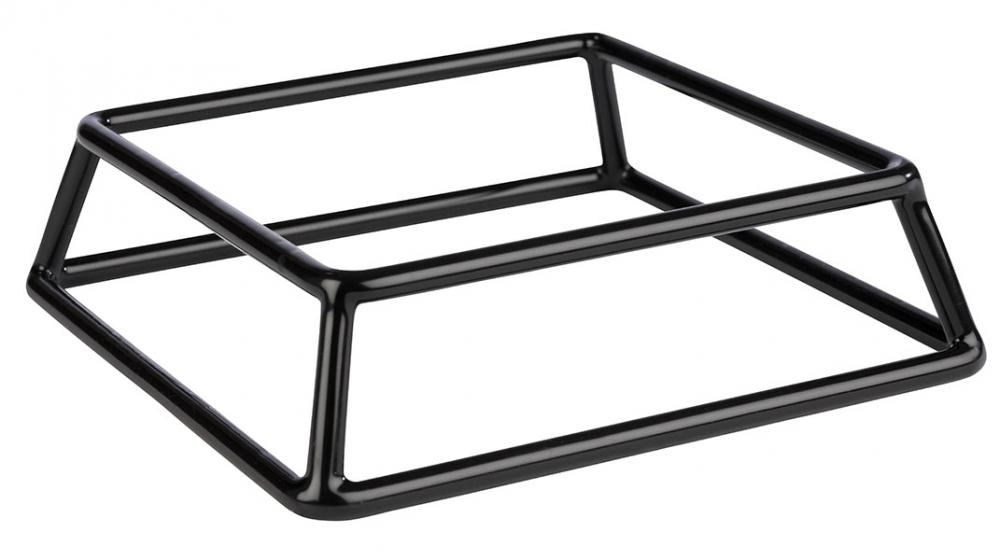 Podstawa bufetowa 180×180×50 mm, czarna, metalowa | APS, Multi