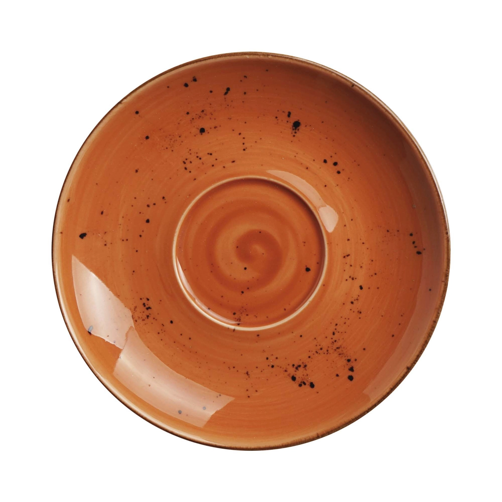 Spodek do espresso, Ø115 mm, pomarańczowy | FINE DINE, Dahlia