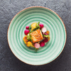 Talerz płytki, Ø270 mm, zielony | FINE DINE, Nefryt