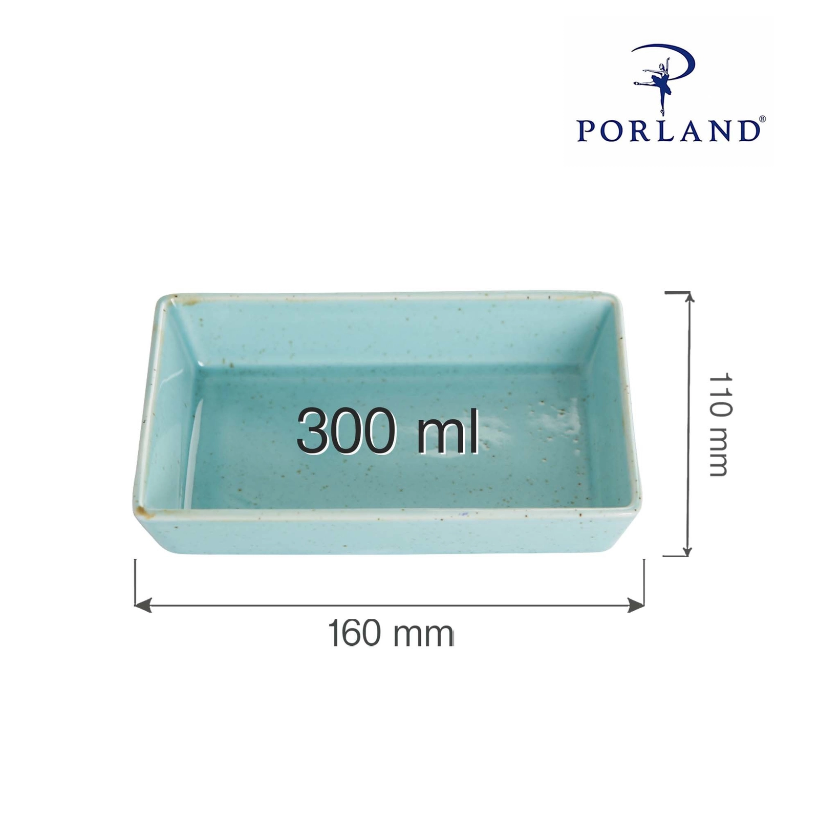 Naczynie do przystawek, 160×110 mm | PORLAND, Seasons Laguna