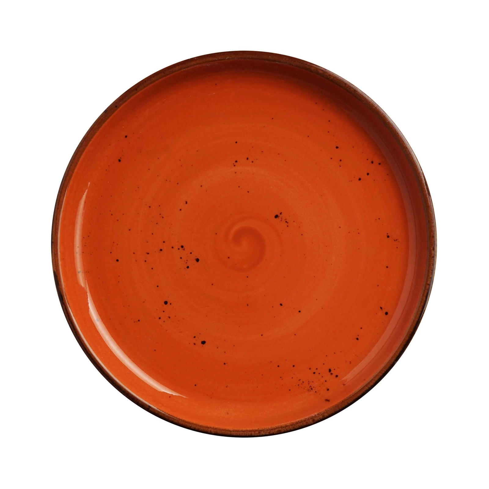 Talerz z wysokim rantem, Ø210 mm, pomarańczowy | FINE DINE, Dahlia