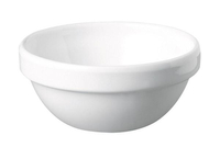 Salaterka okrągła z melaminy, biała, Ø60×25 mm | APS, Casual Mini