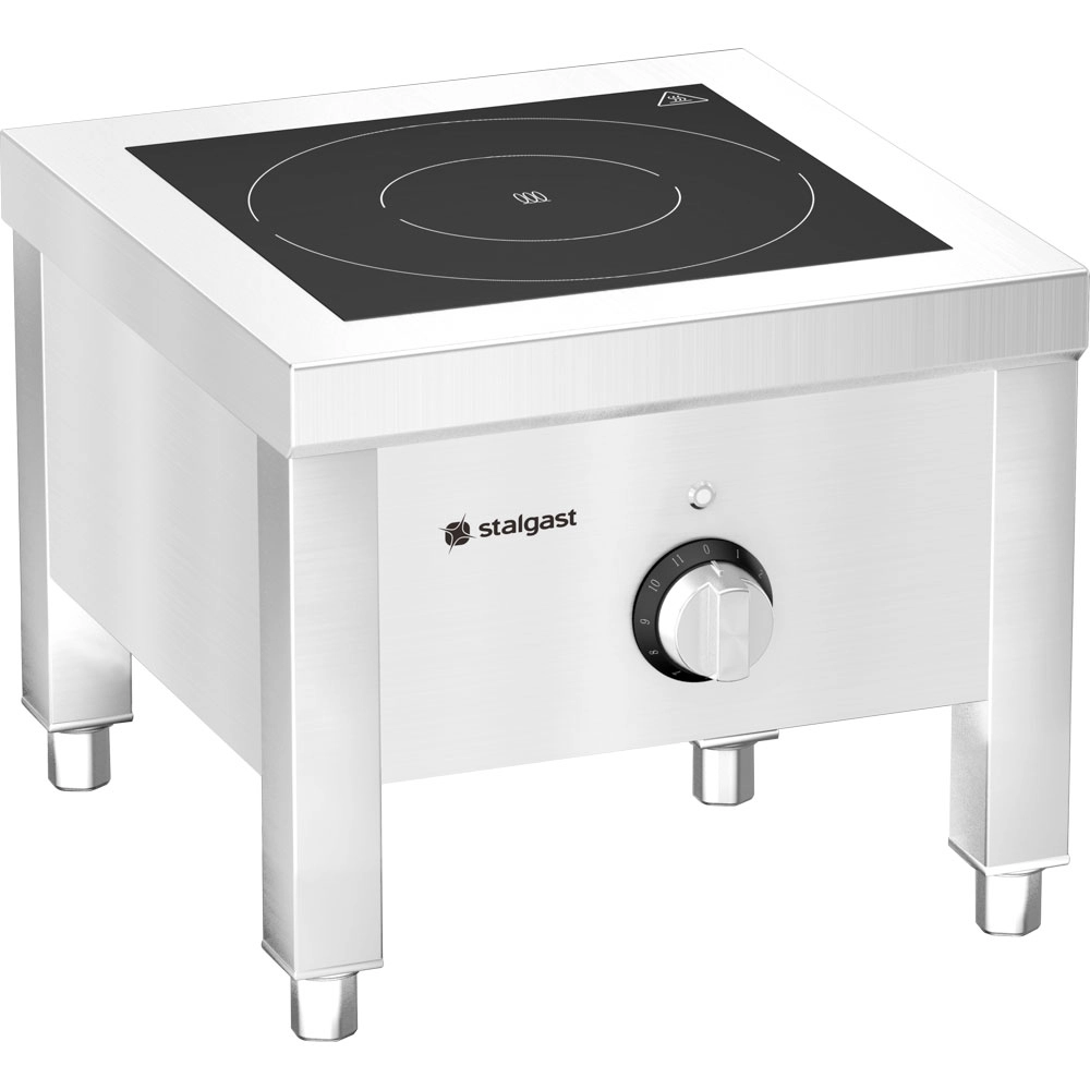 Taboret indukcyjny, 5 kW, 400 V, 400x400x380 mm | STALGAST, 773135