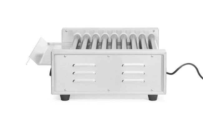 Podgrzewacz rolkowy do parówek jednostrefowy, 9 rolek, 230 V, 0,94 kW, 520x425x175 mm | HENDI, 268605