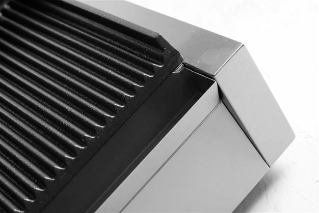 Grill kontaktowy, ryflowany, 2,2 kW, 230 V, 432×396×214 mm | HENDI, Panini