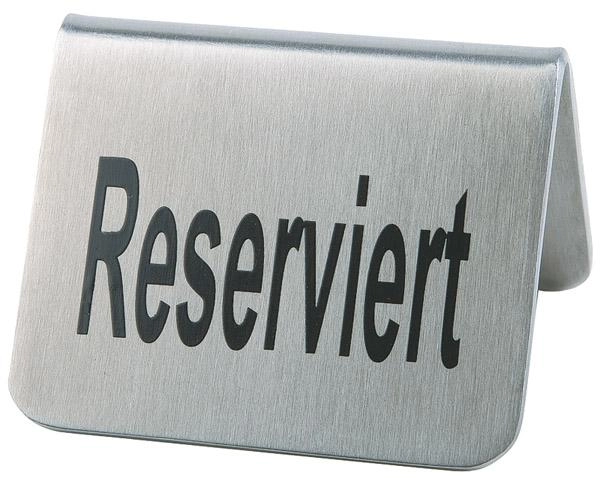 Tabliczka "Reserviert" zestaw 2 szt. | APS, 00017