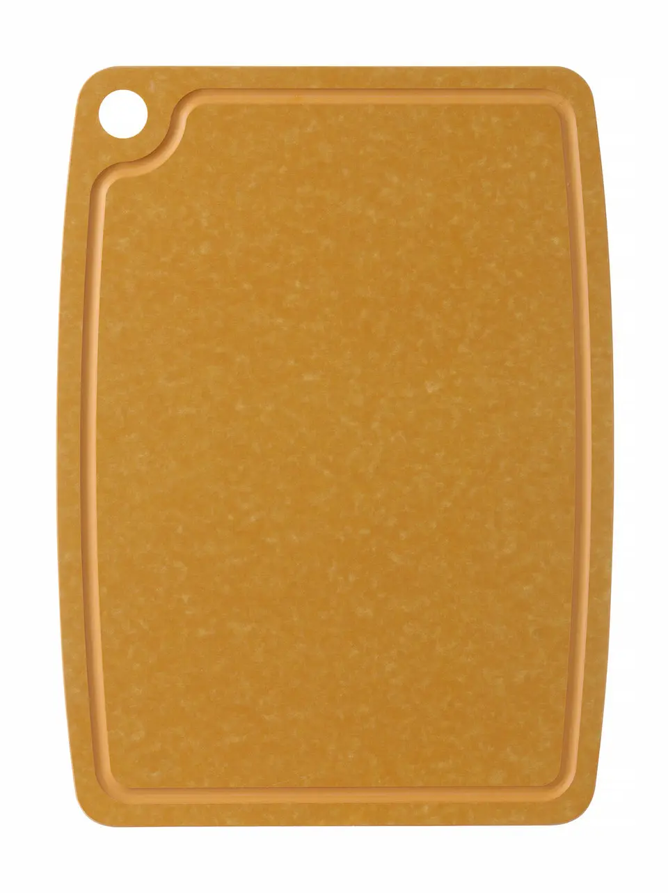 Deska do krojenia z włókna drzewnego, 300x235x6 mm, brązowa | HENDI, 505724