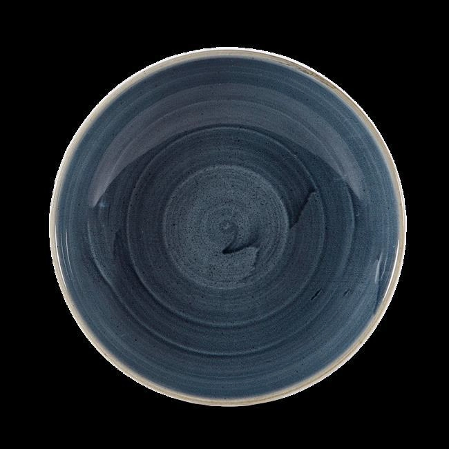 Miska coupe, Ø248 mm | CHURCHILL, Stonecast Blueberry
