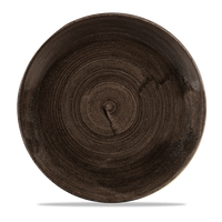 Talerz płytki, 288 mm | CHURCHILL, Stonecast Patina Iron Black