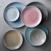 Talerz płytki, Ø288 mm | CHURCHILL, Raku Topaz Blue