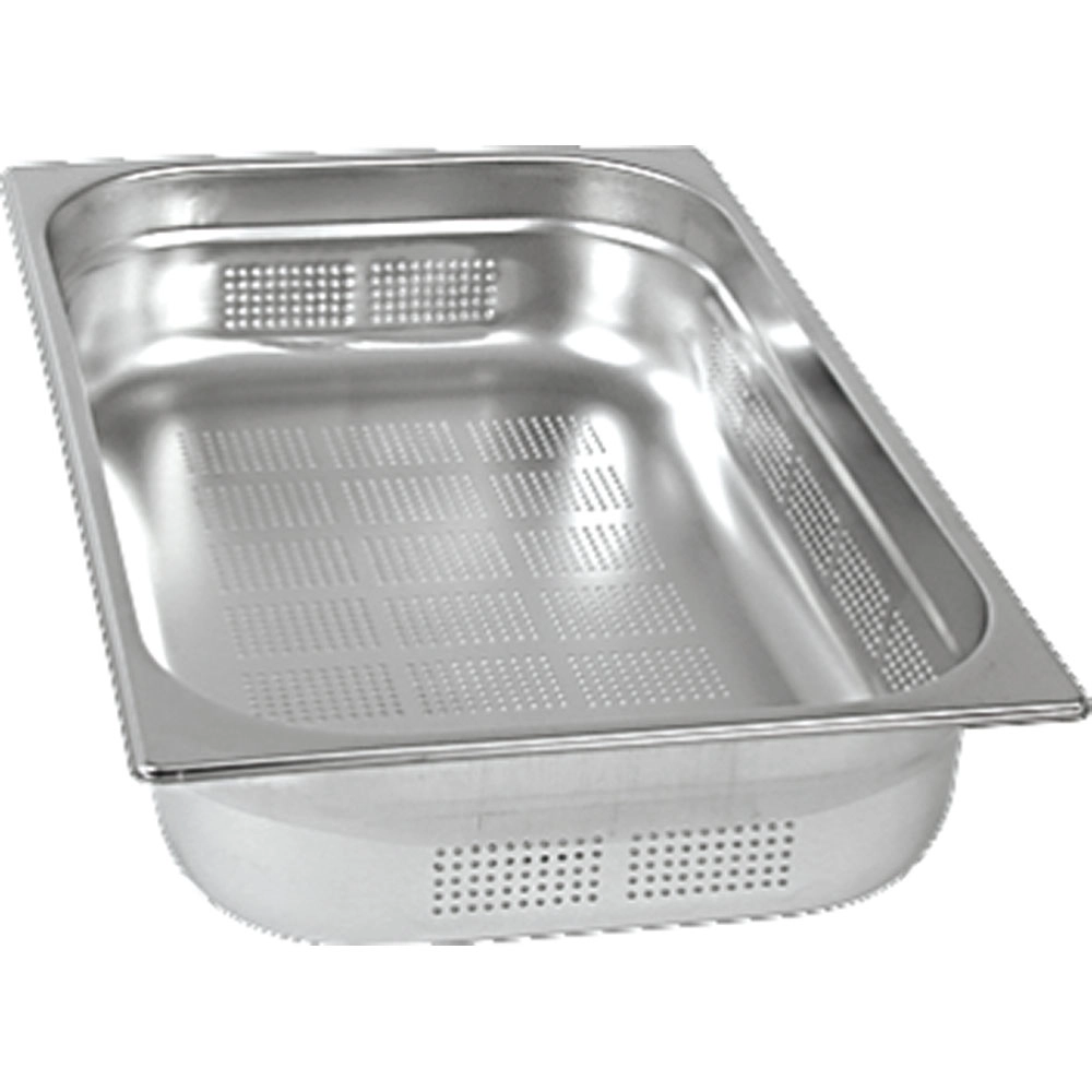 Pojemnik perforowany GN 1/1 100 mm ze stali nierdzewnej | STALGAST, Comfort
