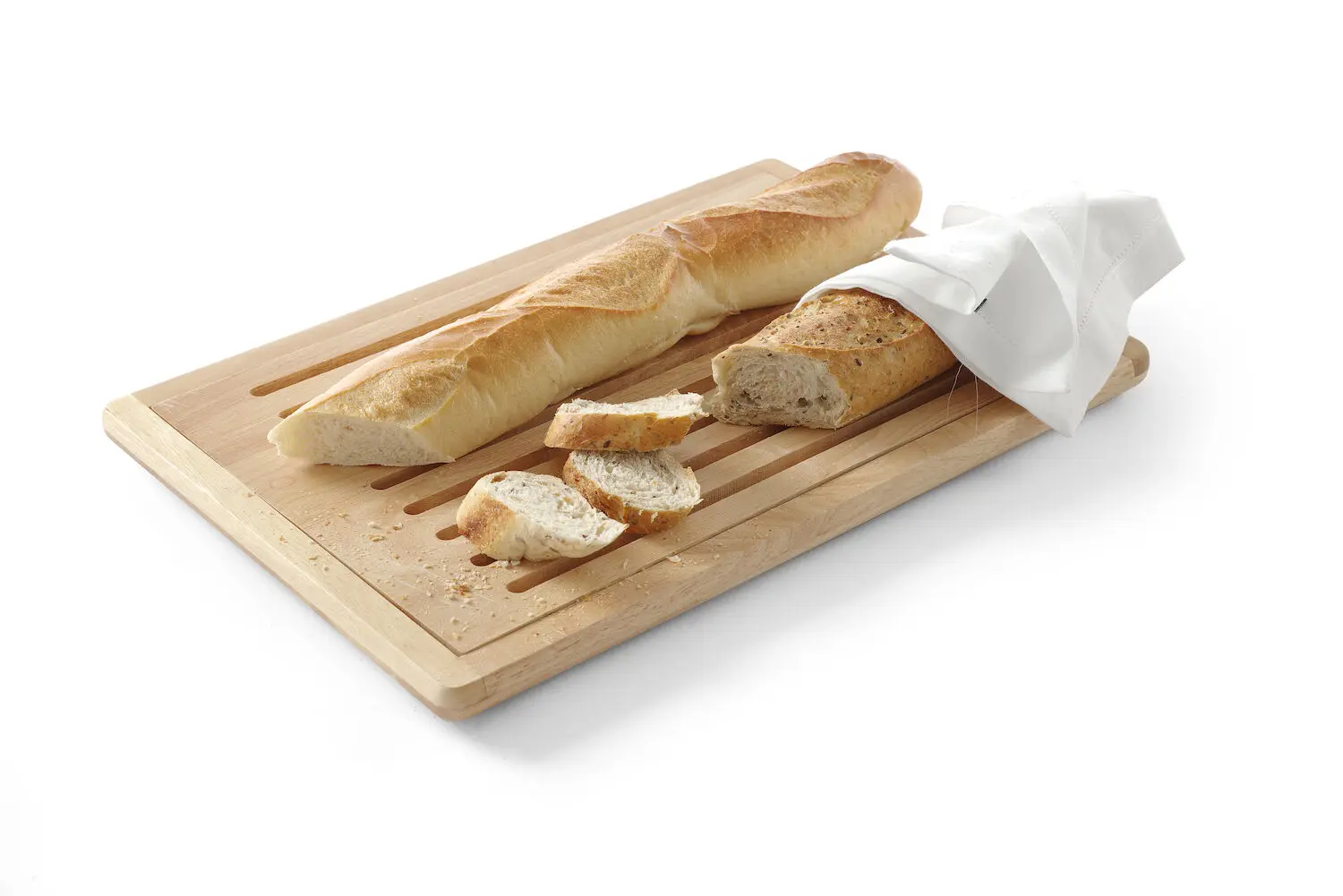 Deska do krojenia pieczywa, ciemne drewno, 475x322 mm | HENDI, 505502