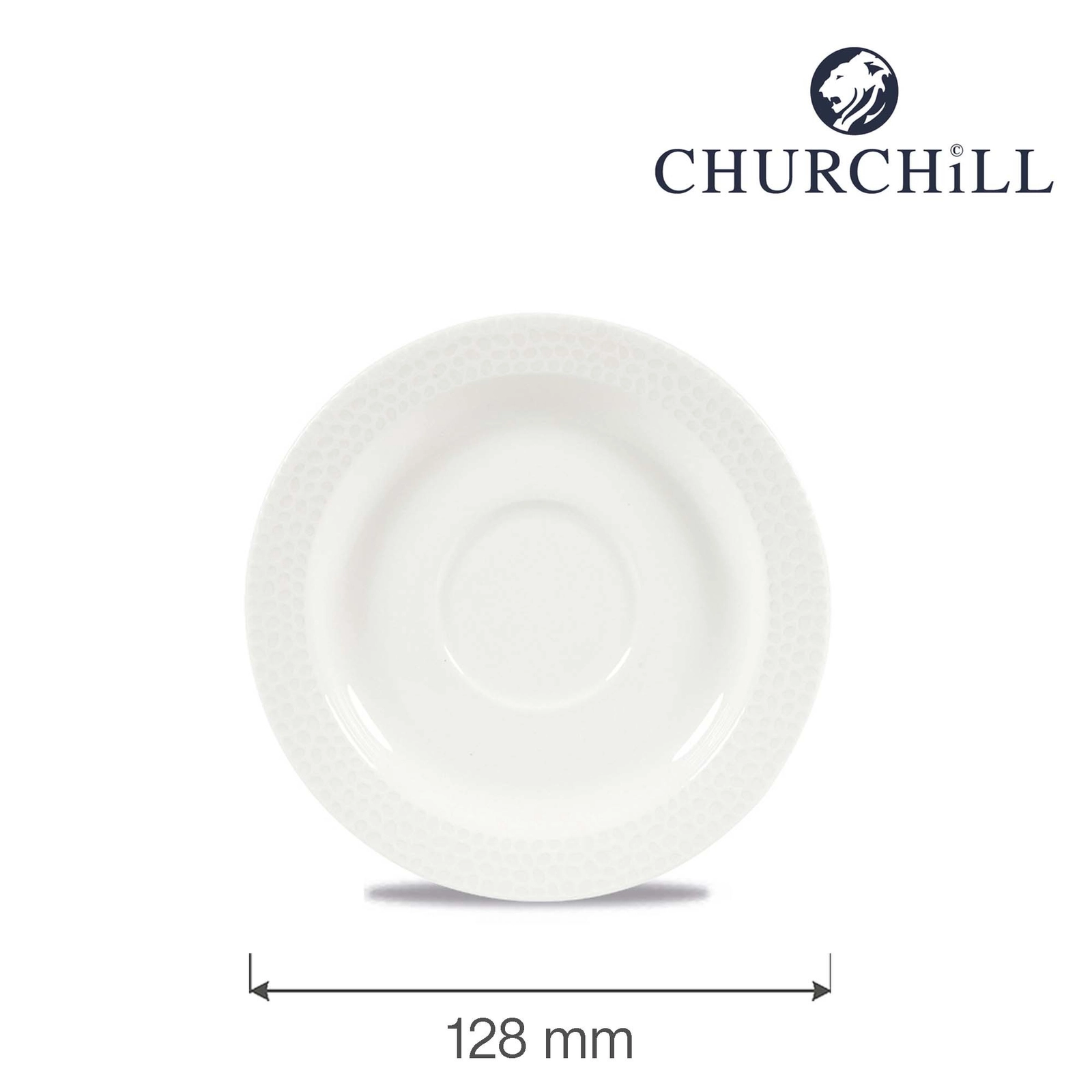 Spodek do espresso, Ø128 mm | CHURCHILL, Isla