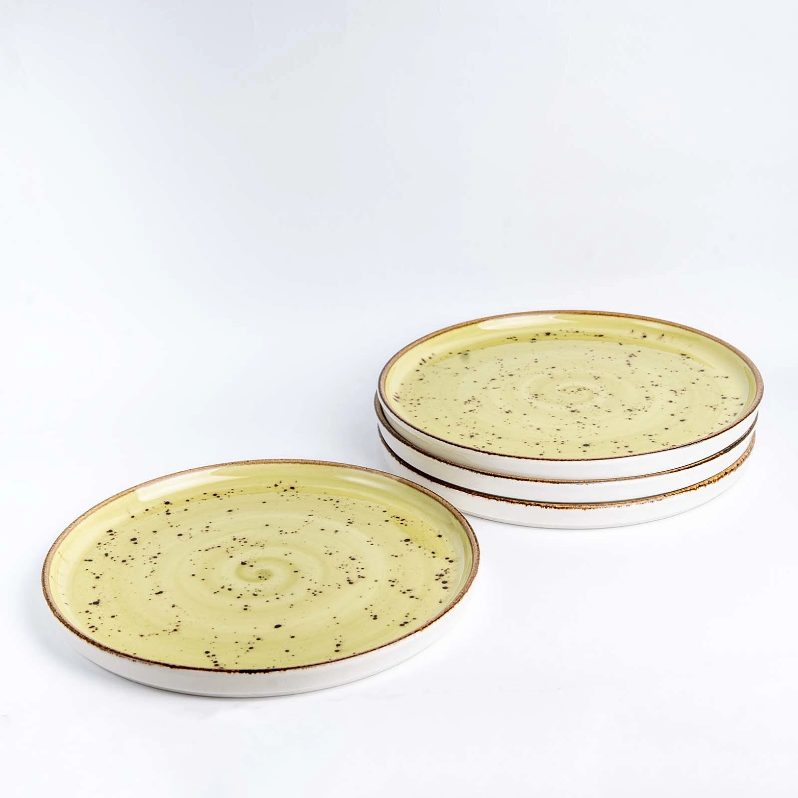 Talerz z wysokim rantem, Ø270 mm, zielony | FINE DINE, Olive