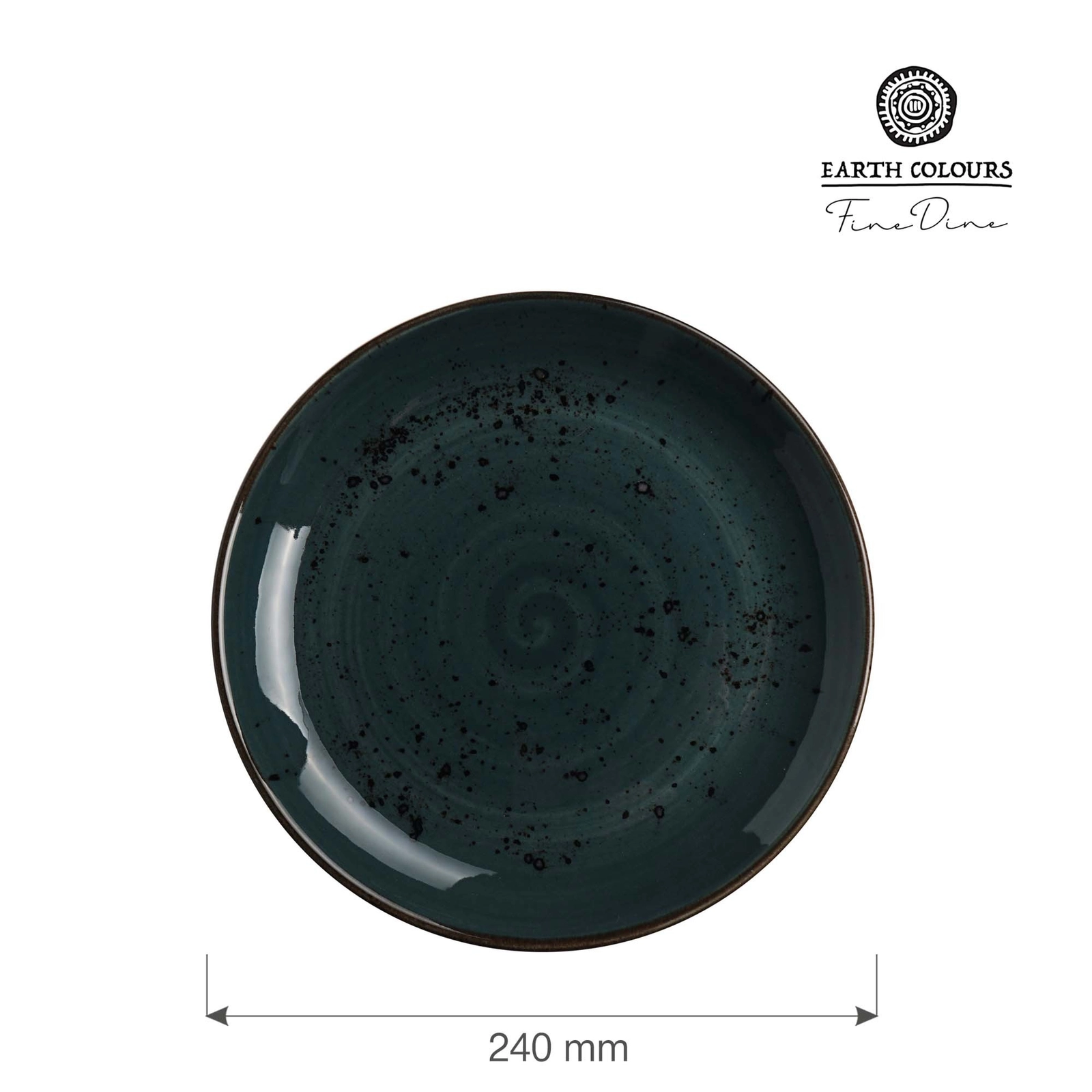 Talerz płytki, Ø240 mm, szary | FINE DINE, Arando