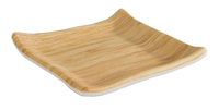 Taca melaminowa 100×100×20 mm, brązowa | APS, Bamboo