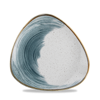 Talerz trójkątny, 229 mm | CHURCHILL, Stonecast Accents Blueberry