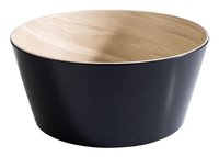 Miska melaminowa 3,4 l Ø265×105 mm, czarno-beżowa | APS, Frida