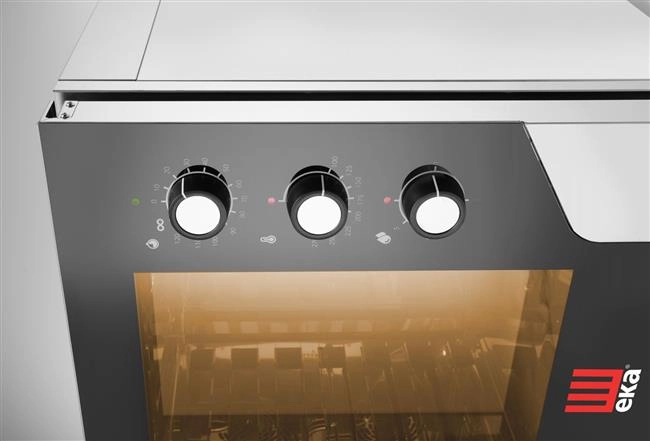 Piec konwekcyjno-parowy 7×GN 1/1, elektryczny 400V/10,4 kW, 730×855×850 mm | TECNOEKA, Millennial Smart
