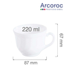 Filiżanka, 220 ml, ⌀87×67 mm | ARCOROC, Trianon