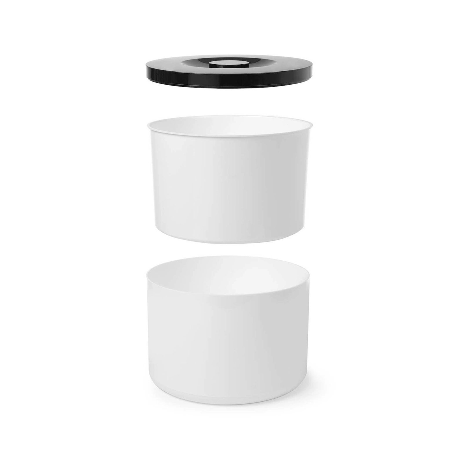 Pojemnik do lodu, biały, podwójne ścianki, 10 l, Ø292×220 mm | BAR UP, 594759