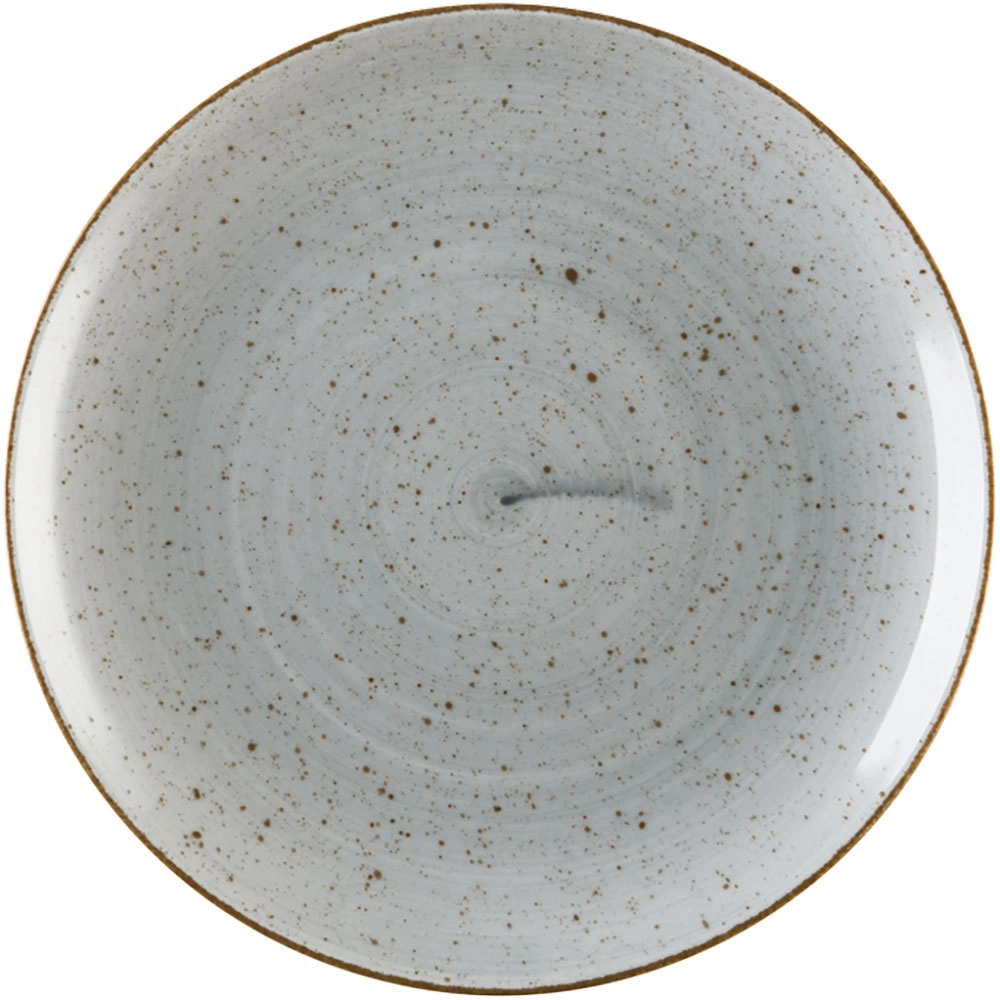 Talerz płytki z porcelany Ø205 mm, kolor siwy | LUBIANA, Boss