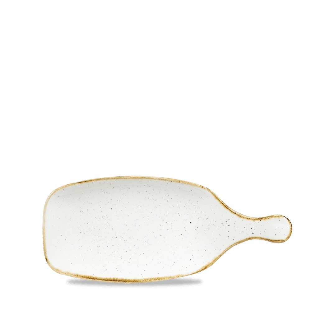 Deska prezentacyjna z uchwytem, Ø280 mm | CHURCHILL, Stonecast Barley White
