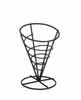Stojak do serwowania frytek, ⌀115x172 mm, czarny | HENDI, 630938