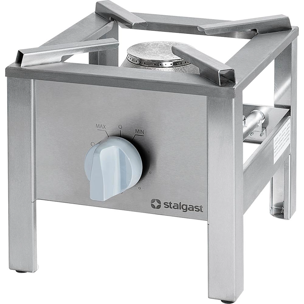 Taboret gazowy pojedynczy, 5 kW, 340x340x340 mm | STALGAST, 773051