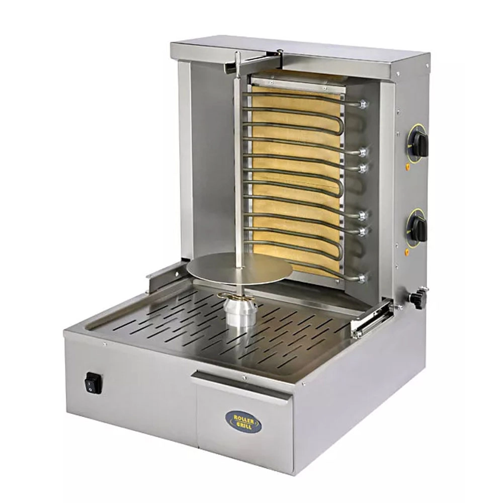 Gyros, kebab elektryczny, 3.6 kW, 230 V, wsad 15 kg, 580×660×695 mm | ROLLER GRILL, 777370