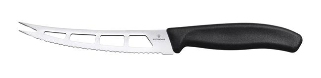 Nóż do masła i sera, czarny, 130 mm | VICTORINOX, 6.7863.13B