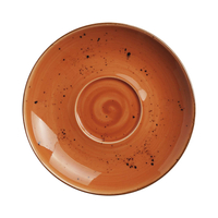 Spodek do espresso, Ø115 mm, pomarańczowy | FINE DINE, Dahlia
