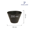 Miska stożkowa, 200 ml | PORLAND, Seasons Coal