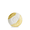 Spodek do espresso, Ø120 mm | CHURCHILL, Tide Gold
